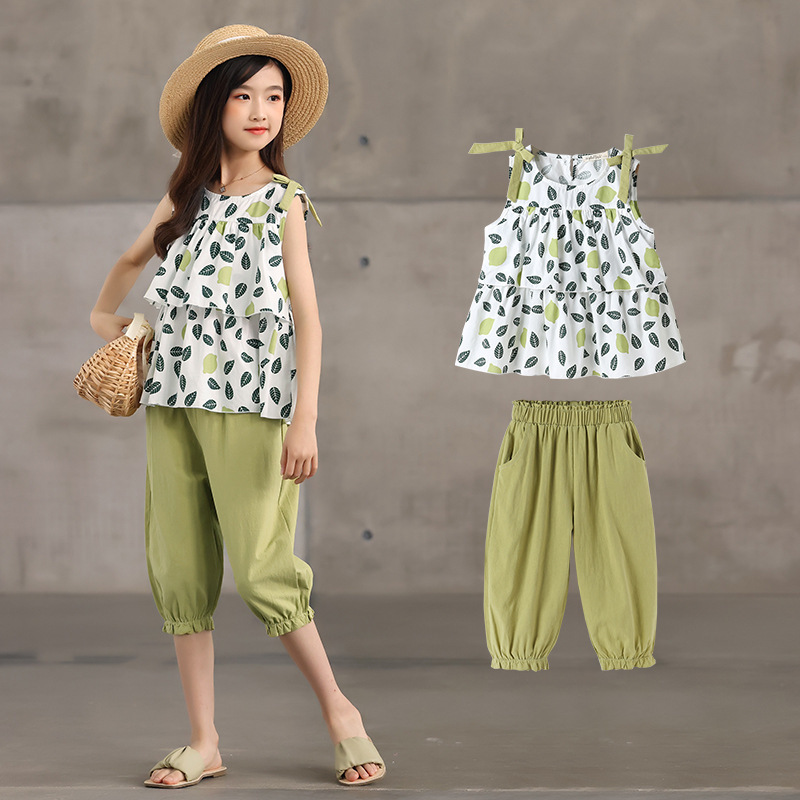 Floral Two-piece Suit