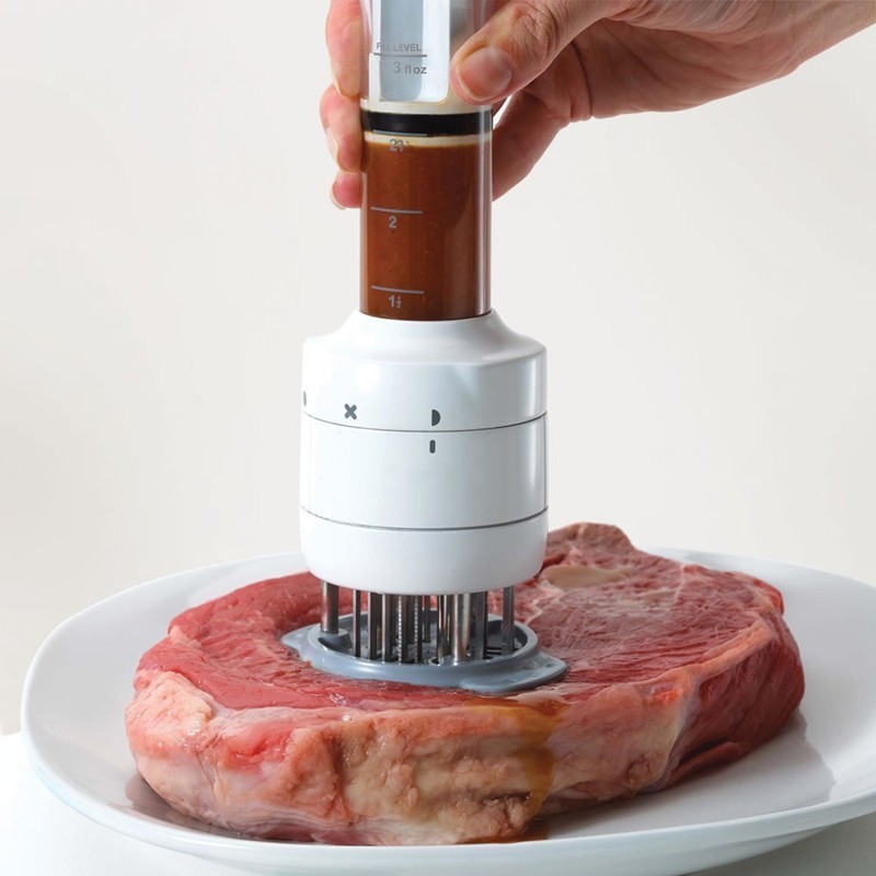 Multi Needle Mini Meat Sauces Injector