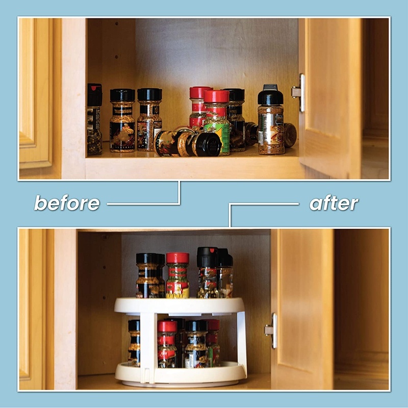 Multi Level Rotary Kitchen Spice Storage - Image 2