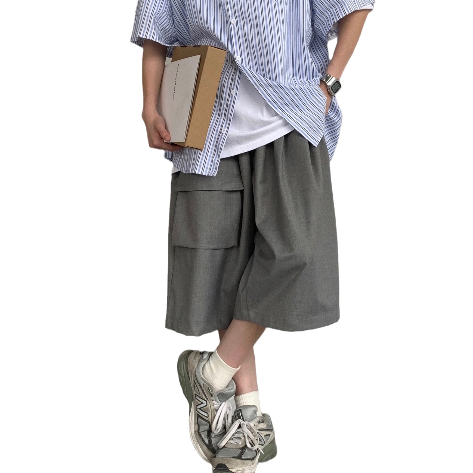 Japanese Retro Simple Casual Shorts - Image 8