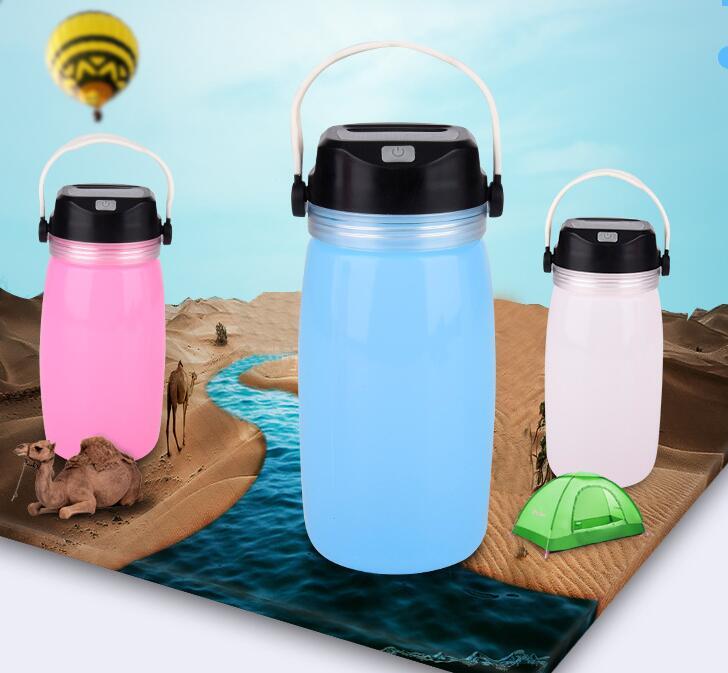 Solar Silicone Lantern Bottle Light - Image 5