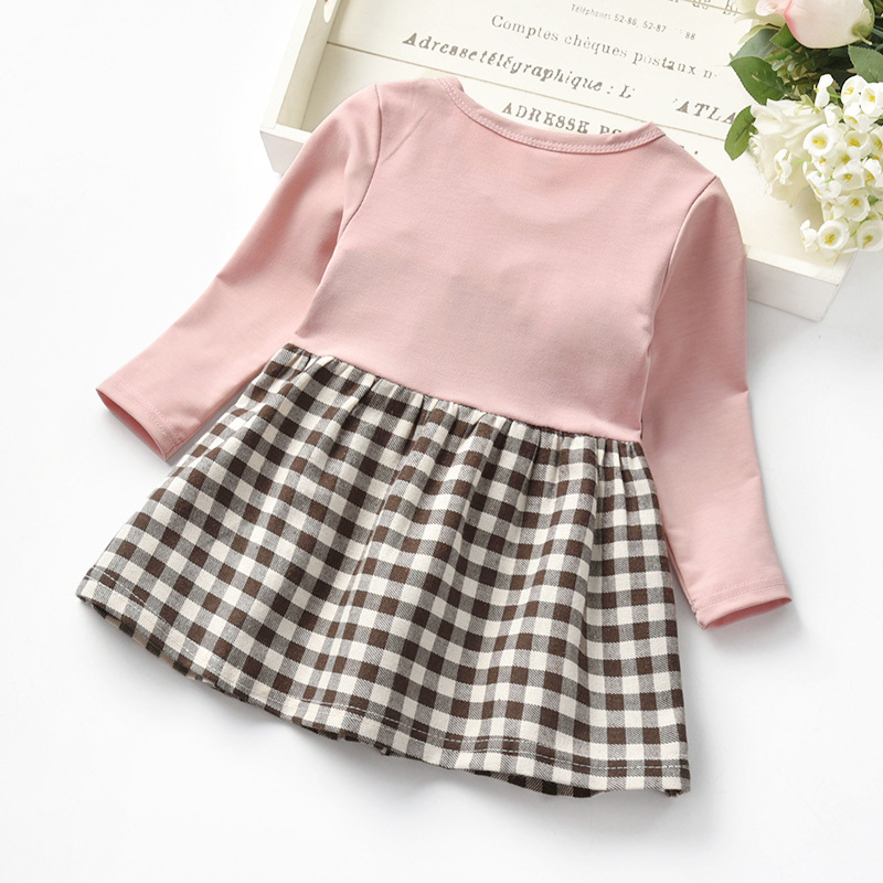 Rivet Plaid Long Sleeve Dress - Image 7