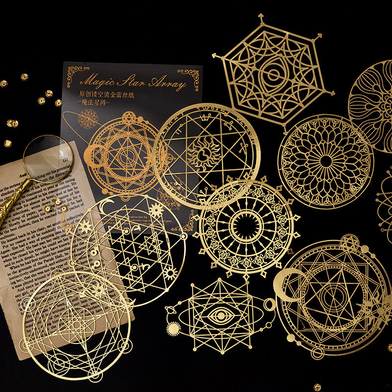 Lace Paper Journal Material Decorative Sticker - Image 7