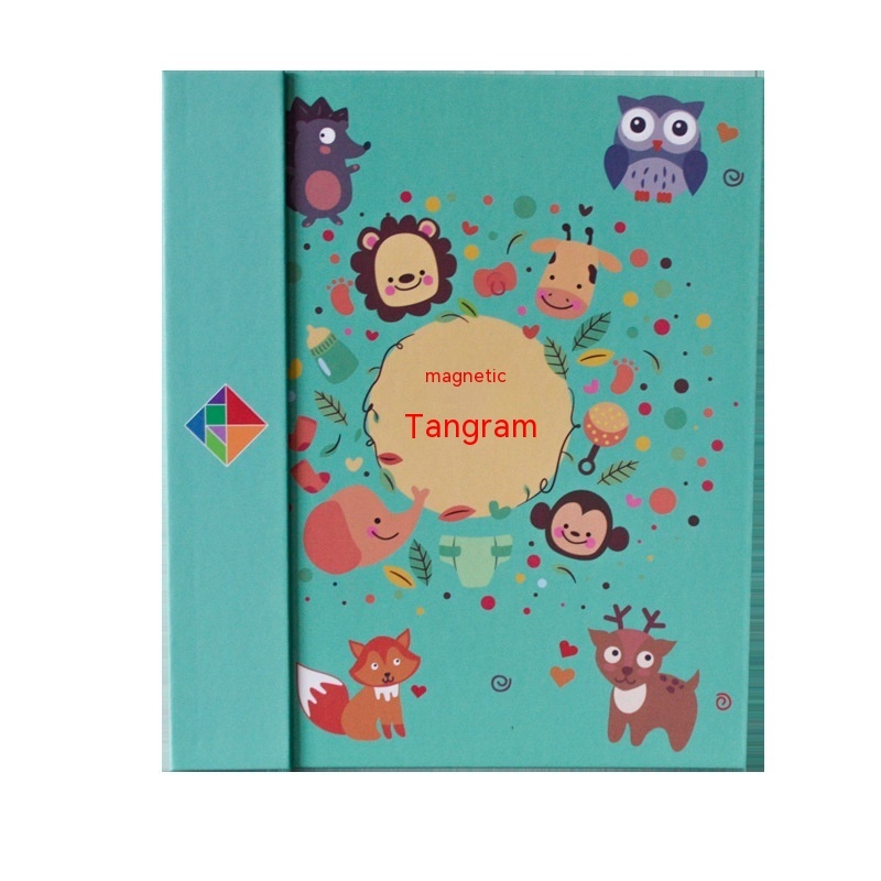 Magnetic Wooden Jigsaw Puzzle Board Game - Image 2