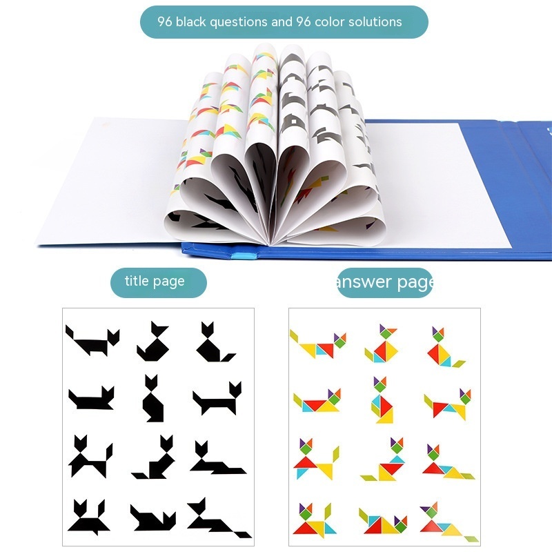 Magnetic Wooden Jigsaw Puzzle Board Game - Image 3