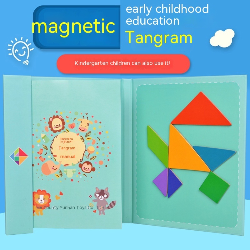 Magnetic Wooden Jigsaw Puzzle Board Game - Image 10