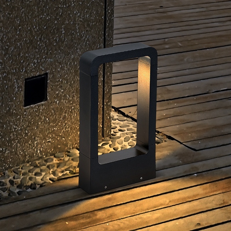 Outdoor Die-Cast Aluminum Courtyard Square Lamp