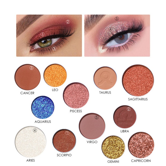 Twelve Constellation Eye Shadow Palette - Image 2