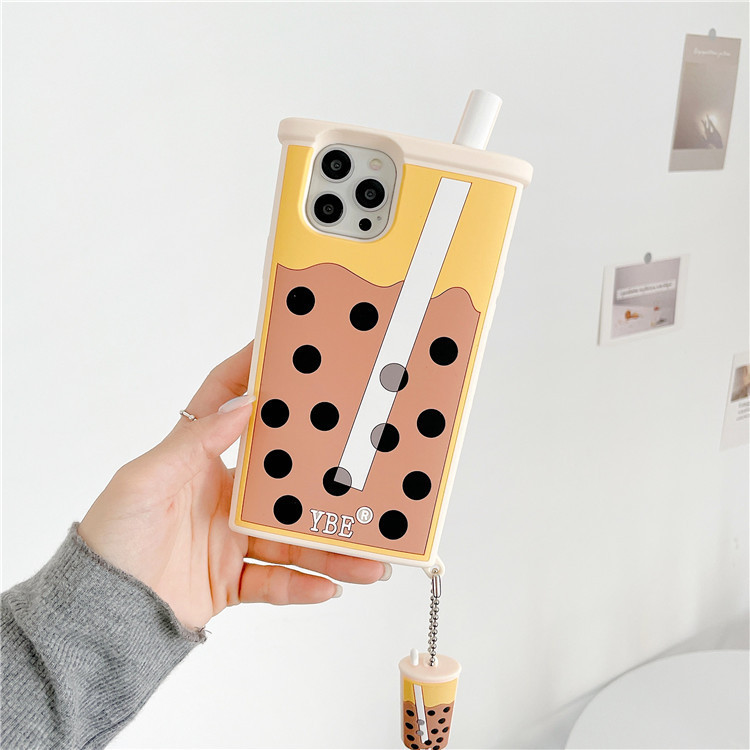 Pearl Milk Tea Pendant Mobile Phone Case - Image 6