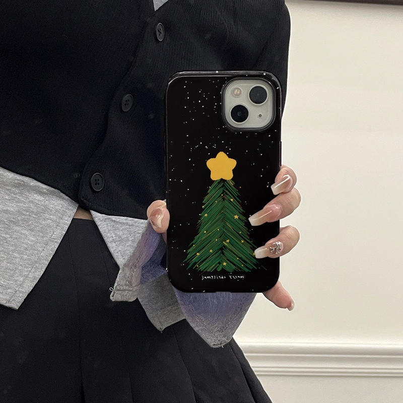 Soft Christmas Tree Phone Case - Image 3