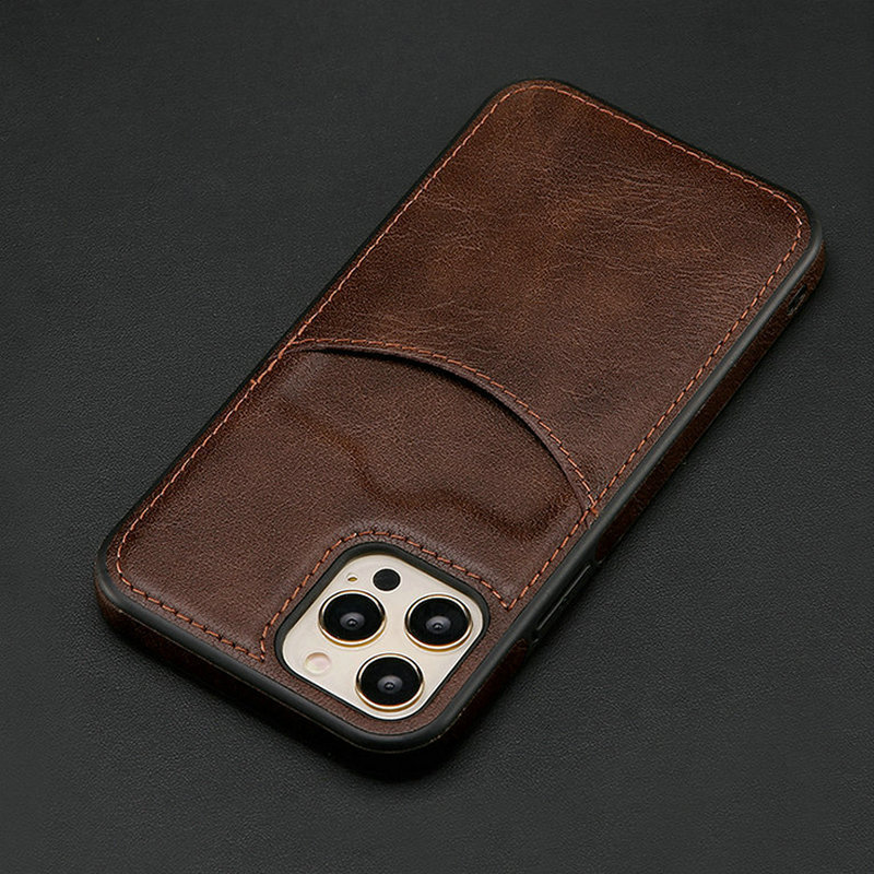 Protective Busseniss Leather Case For I Phone - Image 2