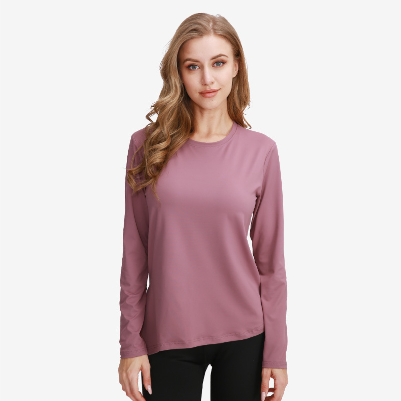 Women Long Sleeve Summer Yoga Tops