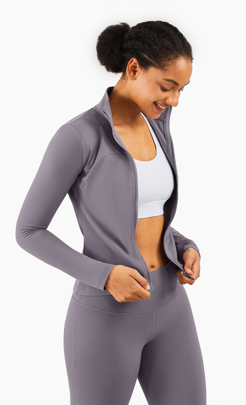 Running Sports Jacket with Zipper Cardigan