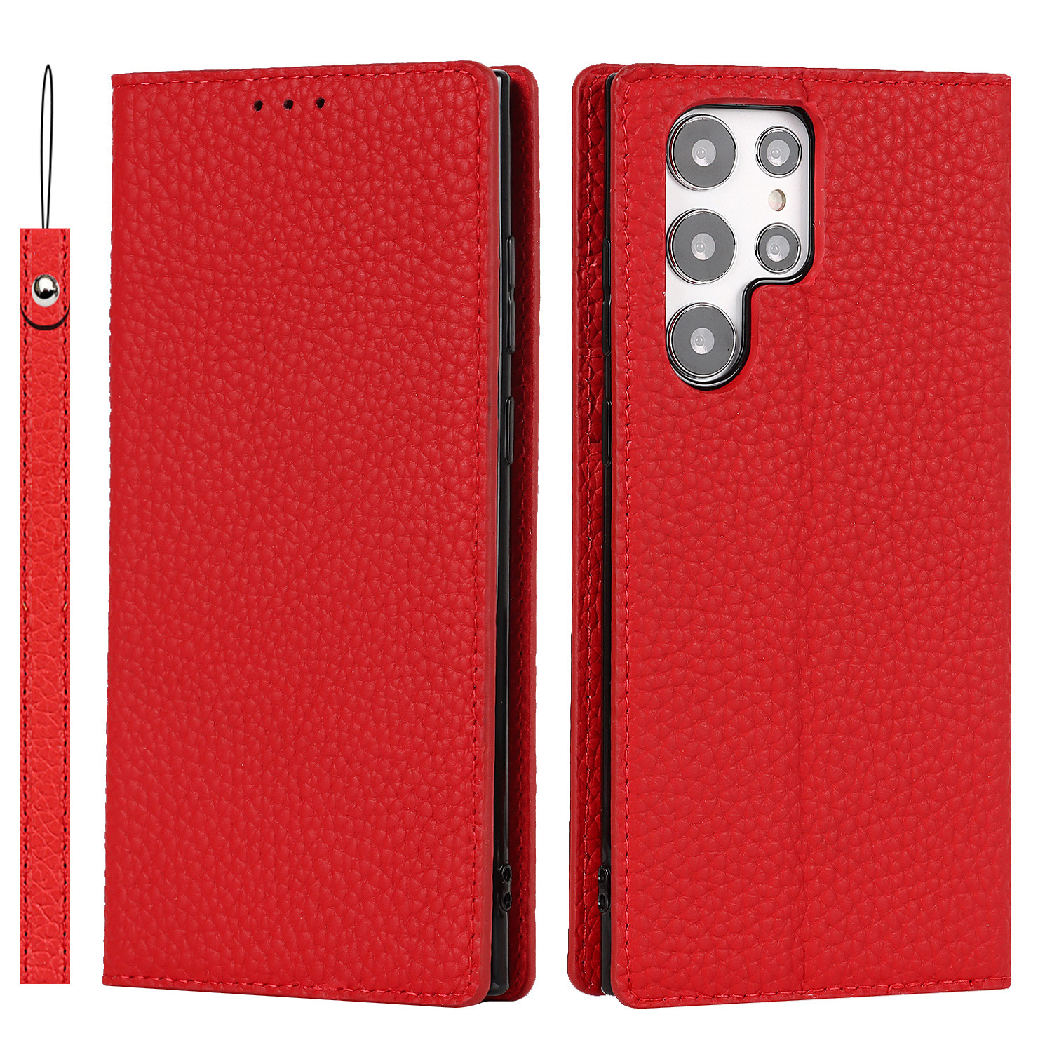Litchi Leather Phone Case - Image 6