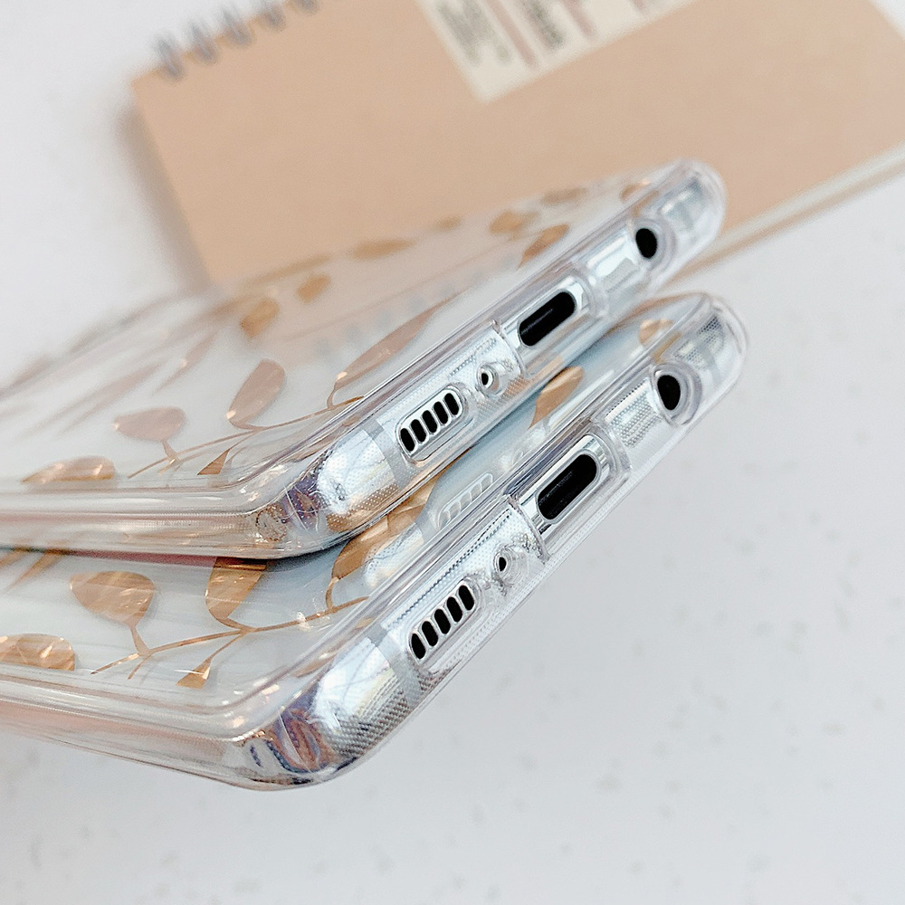 Electroplating Leaf Phone Case - Image 2