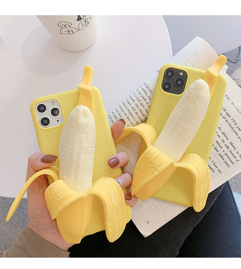 Un Zip Banana Silicone Phone Case - Image 6