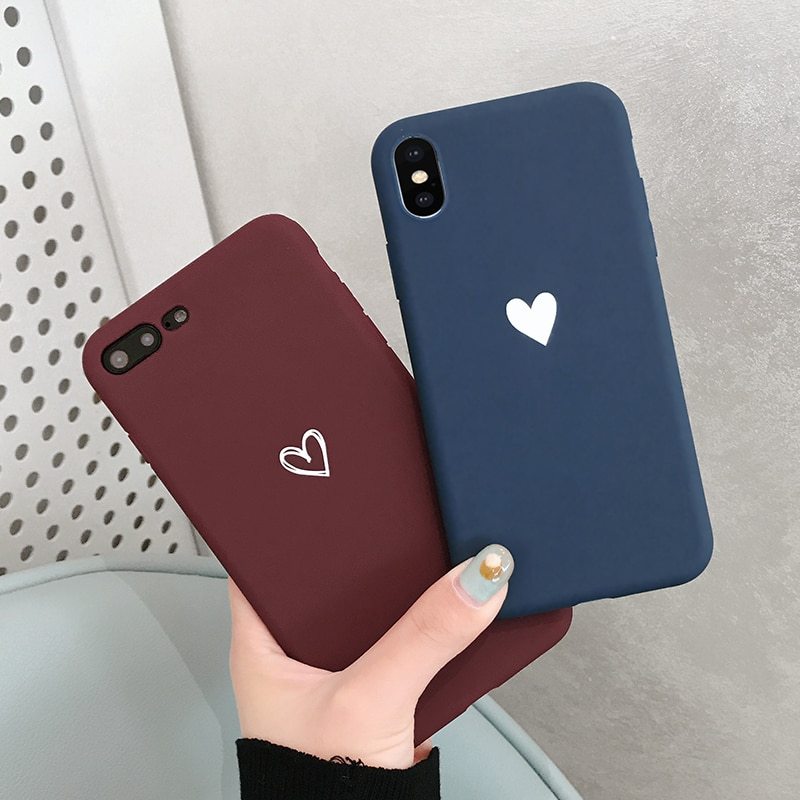 Heart Shaped Painted Love Phone Case