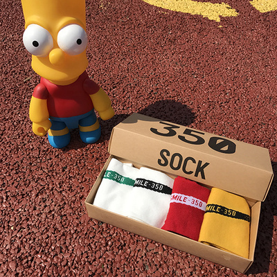 4 Pairs Boxed Boat Couple Socks
