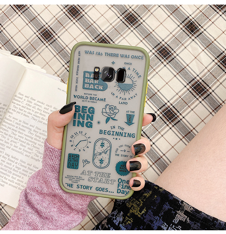English Label Frosted Phone Case - Image 4