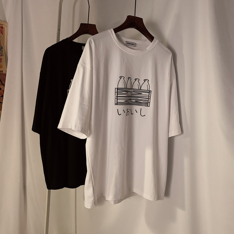 Loose Printed Drop Shoulder T-Shirts - Image 2