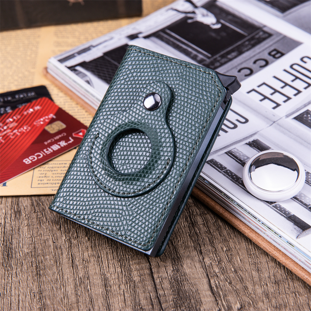 Men Rfid Short Purse Card Holder For Airtag