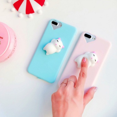 Lovely Cartoon Soft Cat Phone Case - Image 8
