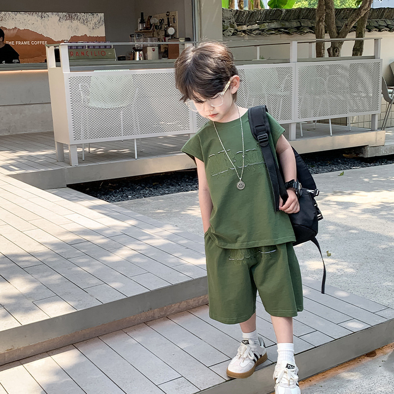 Outer Wear Shorts Two-piece Set
