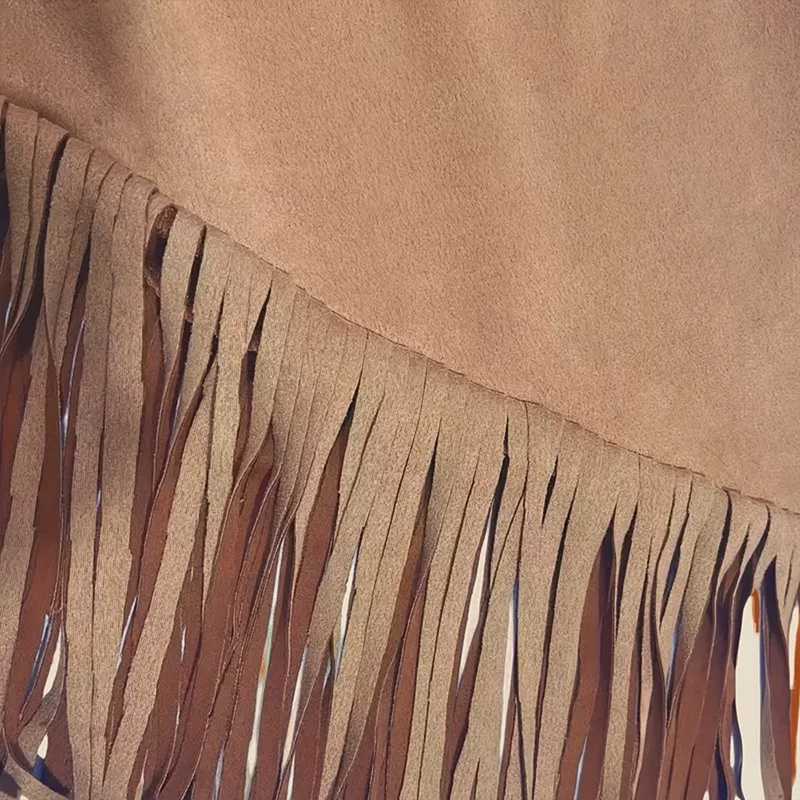 Women's Vintage Hem Asymmetrical Skirt - Image 4