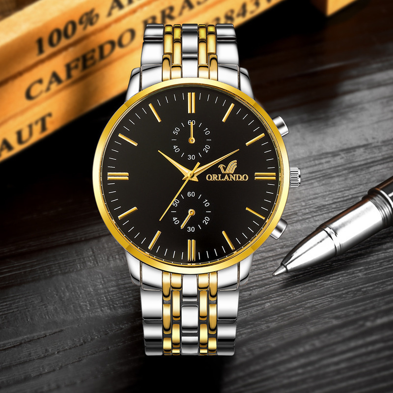 Intermetallic Black Dial Watch