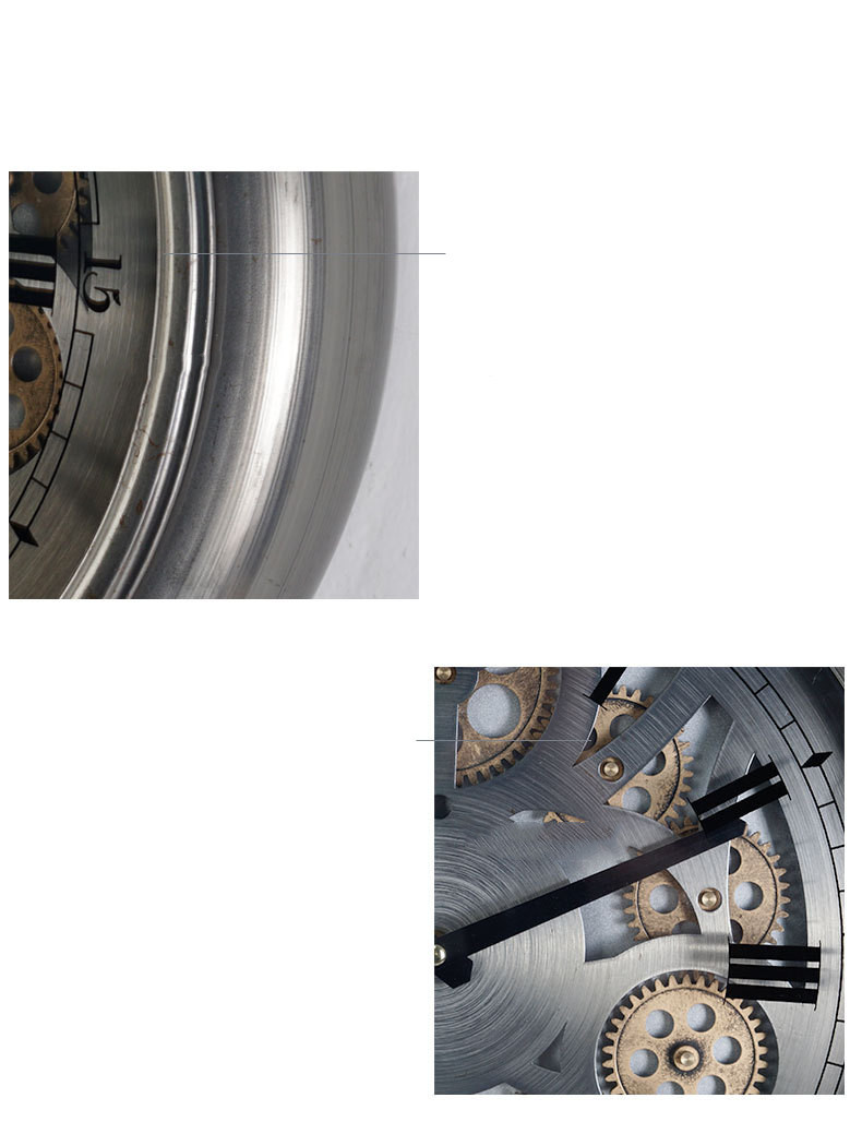 Metal Creative Retro Clock - Image 2