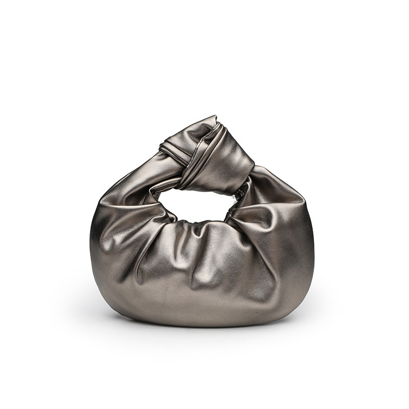 Pleated New Stitching Handbag - Image 6
