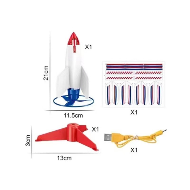 Space Rocket Can Launch Outdoor Toys - Image 4