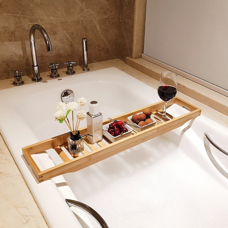 Anti-Slip Bathroom Bathtub Storage Rack