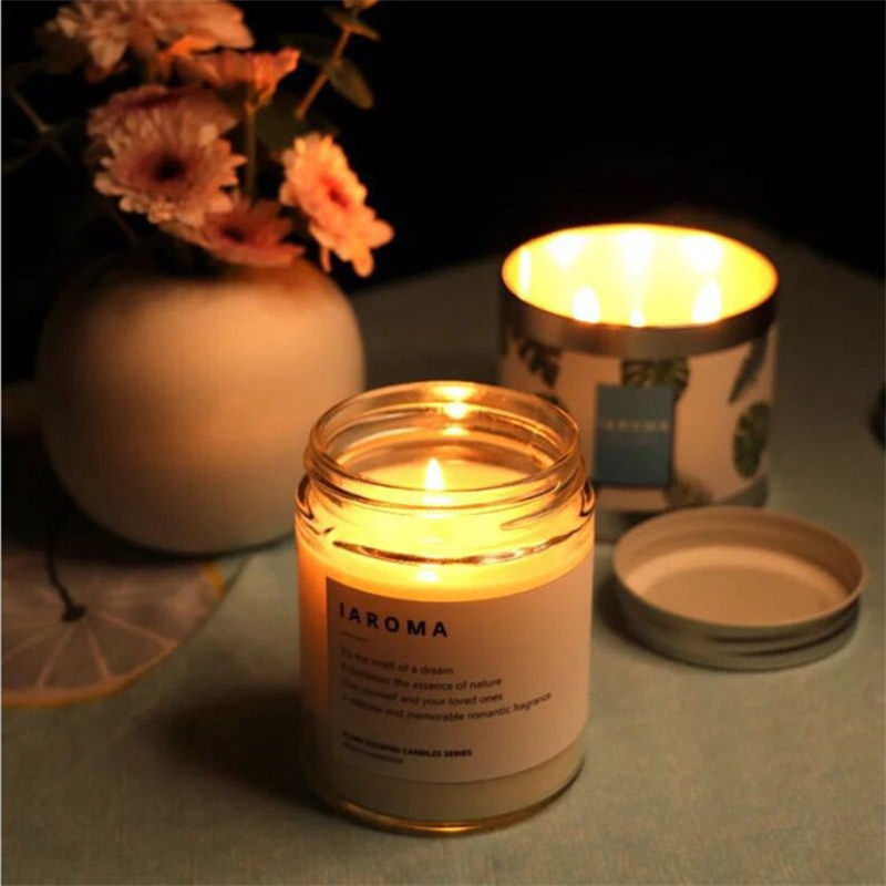 Handmade Aromatherapy Teal Candle Cups - Image 8