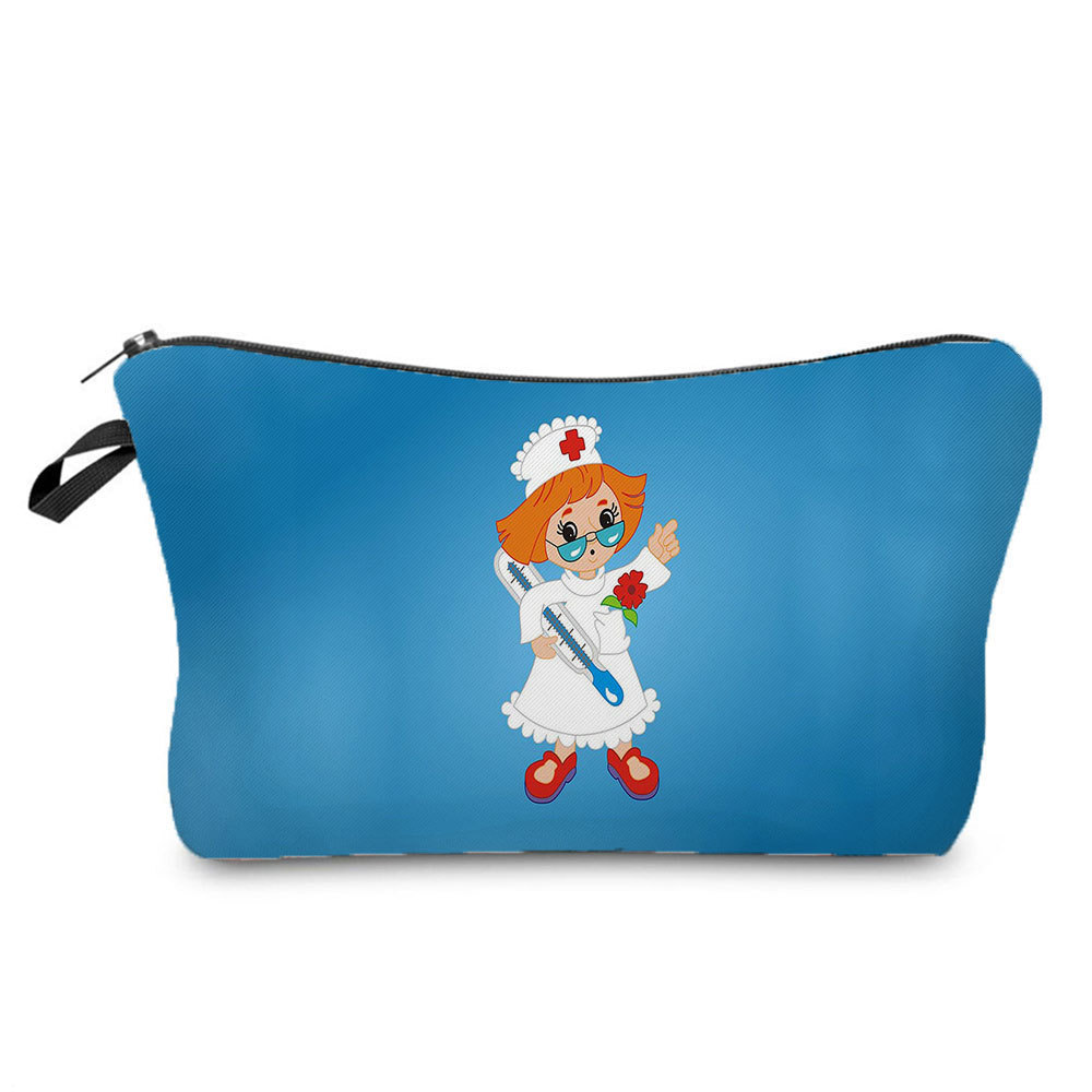 Angel Nurse Printed Makeup Storage Bag - Image 3