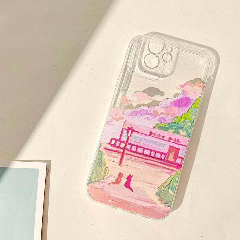 Soft Silicone Two Cat Mobile Phone Case - Image 2