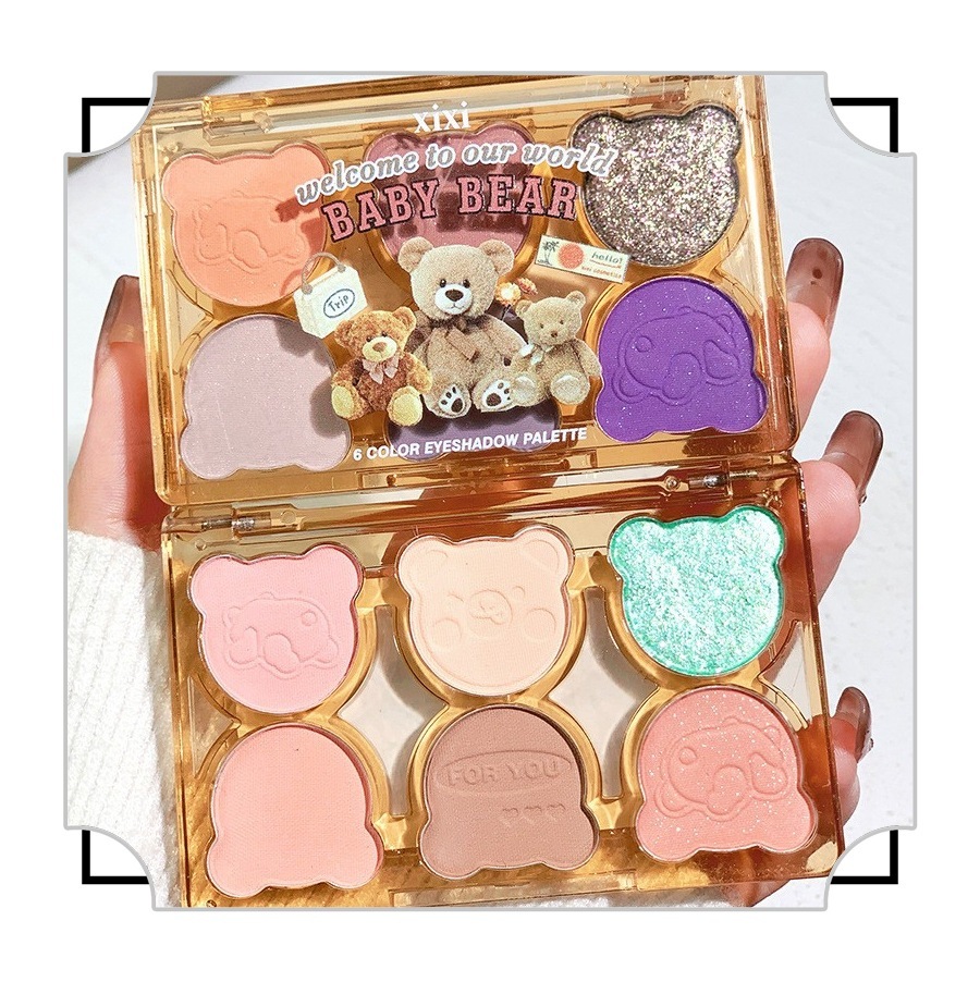 Six Color Eyeshadow Cool Diamond - Image 6