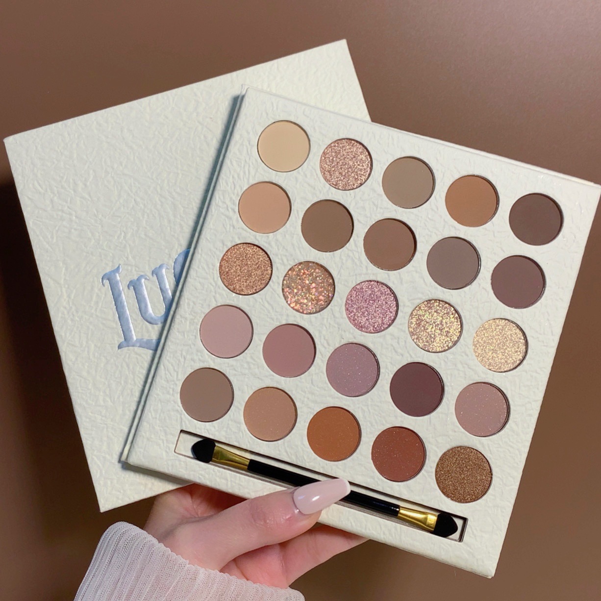 Pearly Matte Milk Tea Eyeshadow Palette