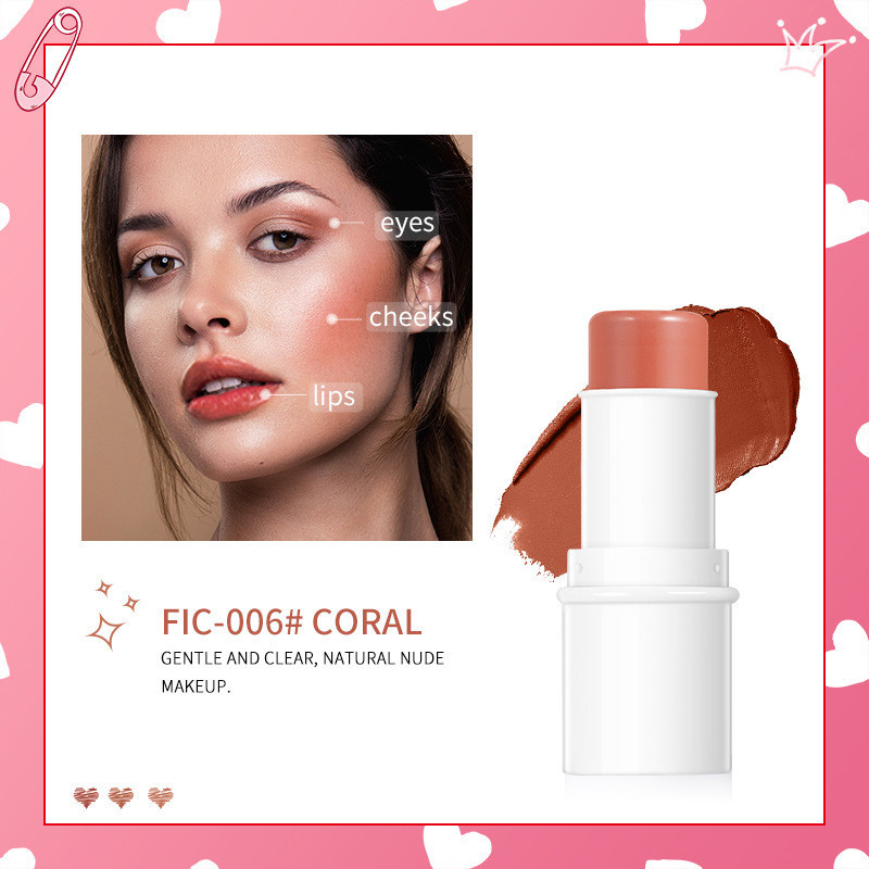 3 In 1 Highlighter Face Concealing Blush Stick - Image 10