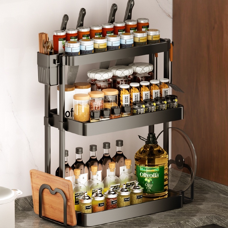 Multi-layer Storage Kitchen Rack For Seasoning