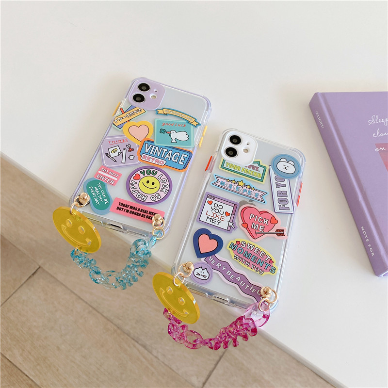 Smiley Emoticon Chain Phone Case - Image 3