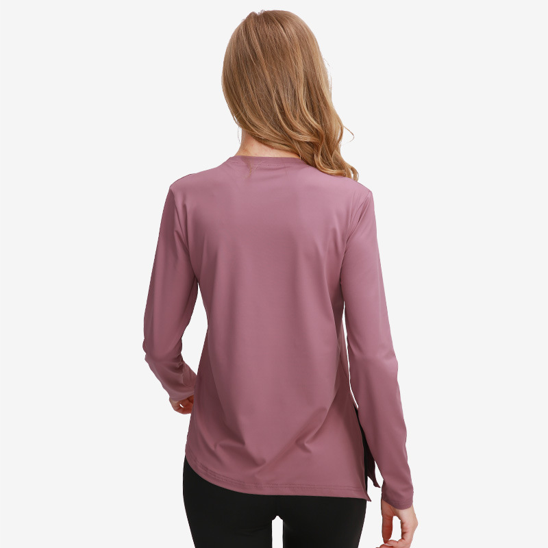 Women Long Sleeve Summer Yoga Tops - Image 2