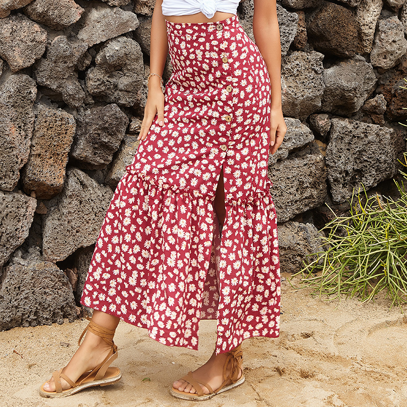 Little Daisy A-line High Waist Skirt - Image 3