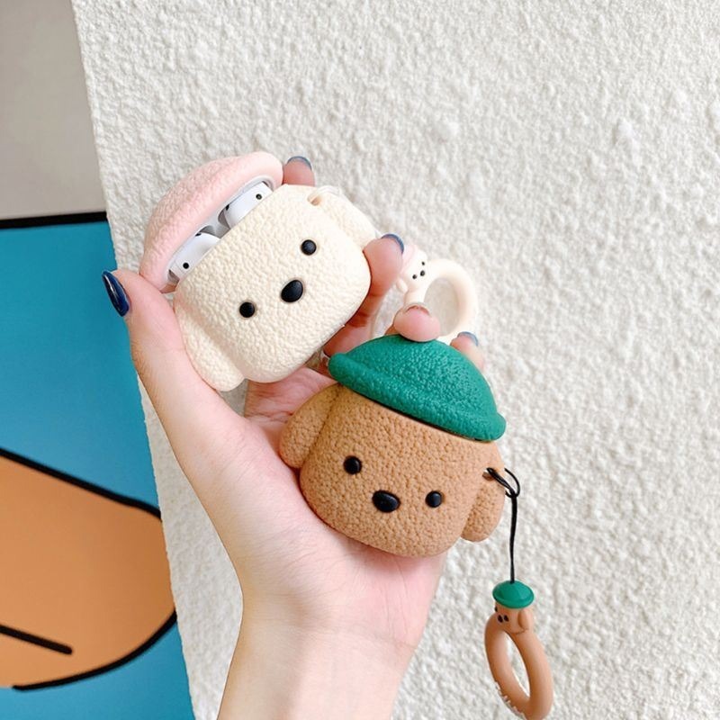 Cartoon Puppy Earphone Case