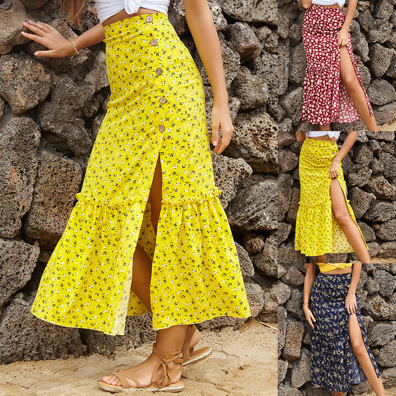 Little Daisy A-line High Waist Skirt