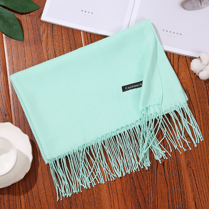 Women Foulard Neck Lady Scarf - Image 5