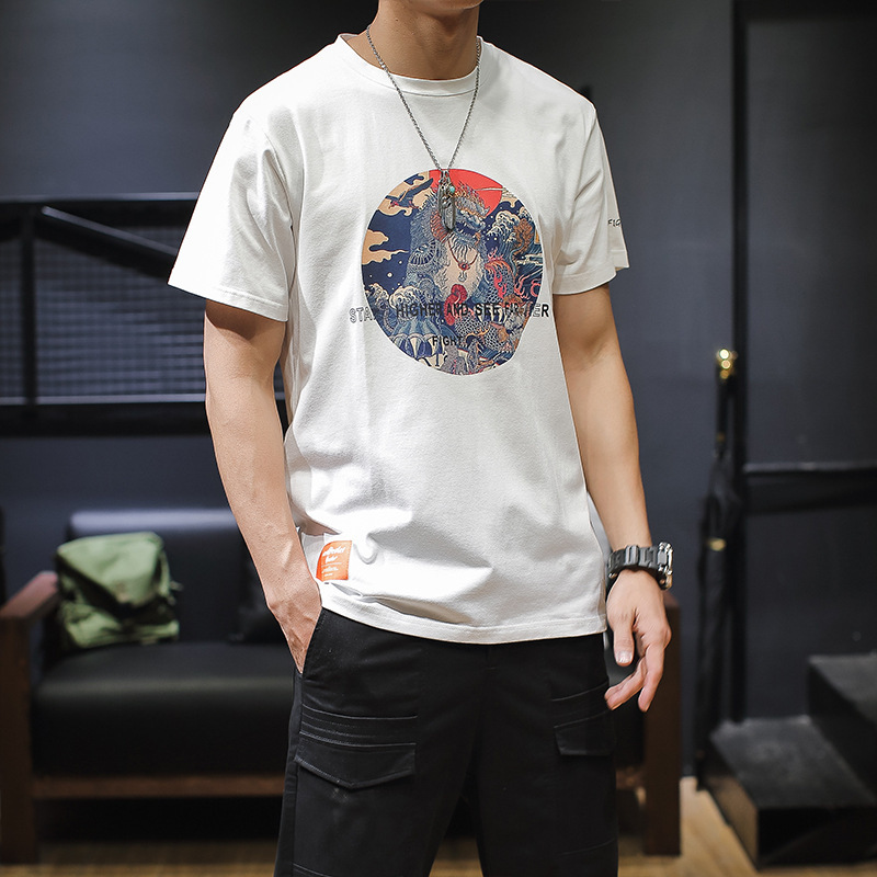 Print Large Size T-Shirt