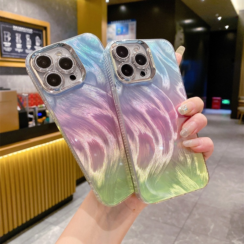 Women's Gradient Drop-Resistant Lens Phone Case - Image 8