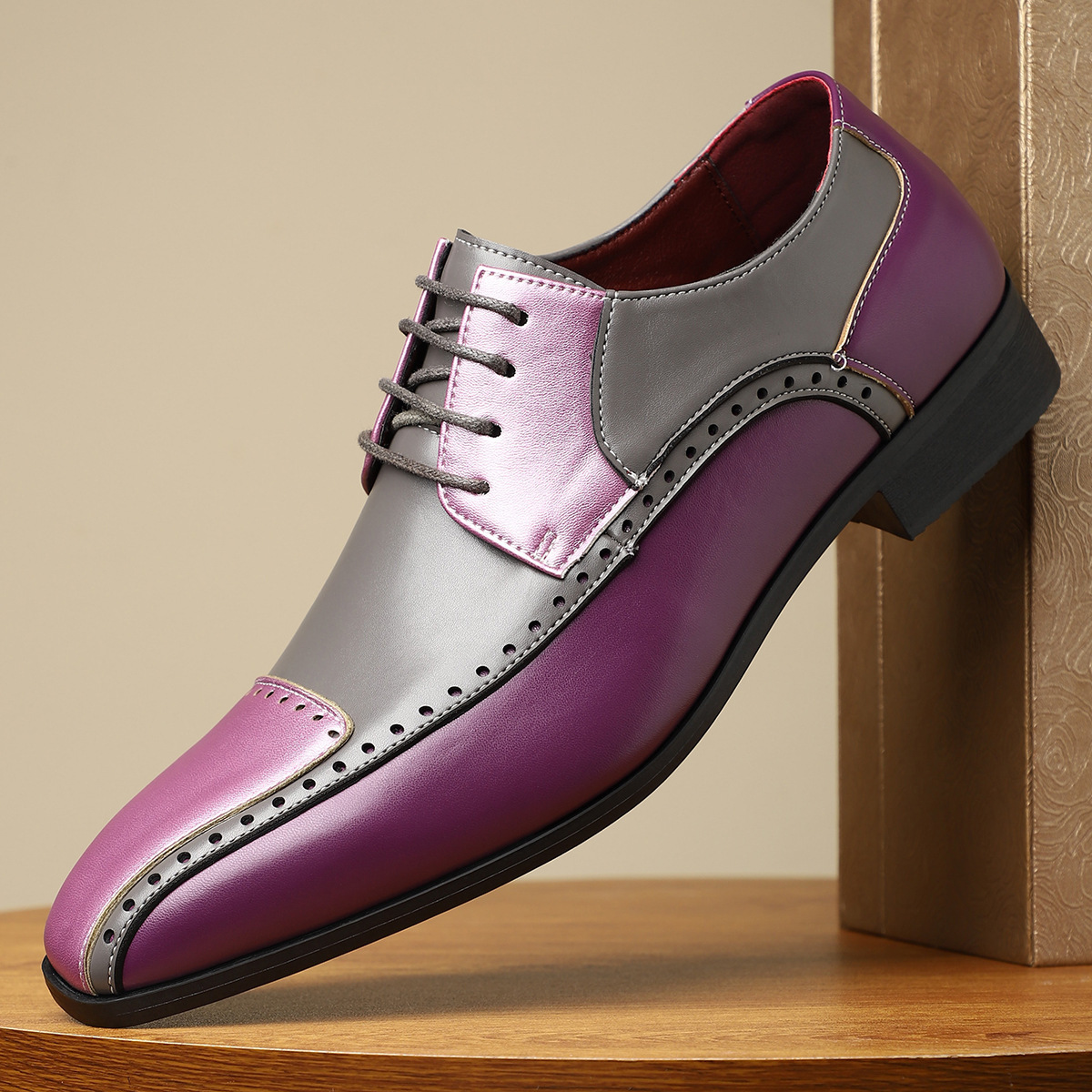 Men's Non-slip Breathable Leather Shoe - Image 2