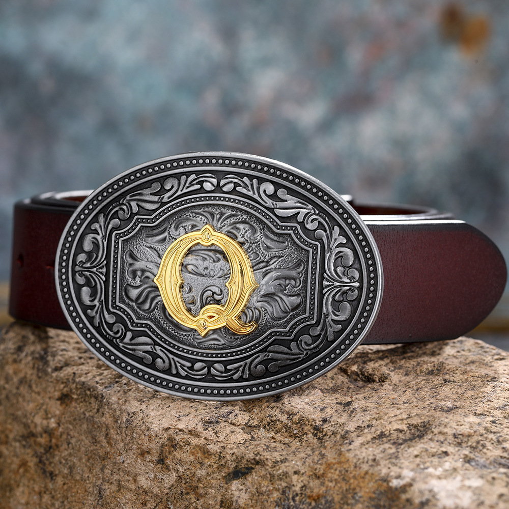 Floral Letter Buckle Belts - Image 8
